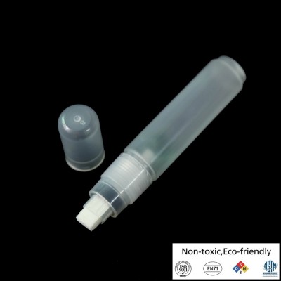 Non-toxic 3MM/6MM/8MM/10MM/15MM Empty marker pen transparent barrel, paint pen empty to refill ink, empty marker