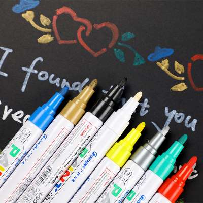 Wholesale OEM custom round tip paint marker,personalized oil based paint marker pen