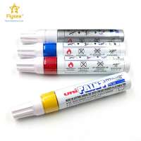 High quality 7 different colored acrylic tip material removable ink pens cheap paint markers pen marker